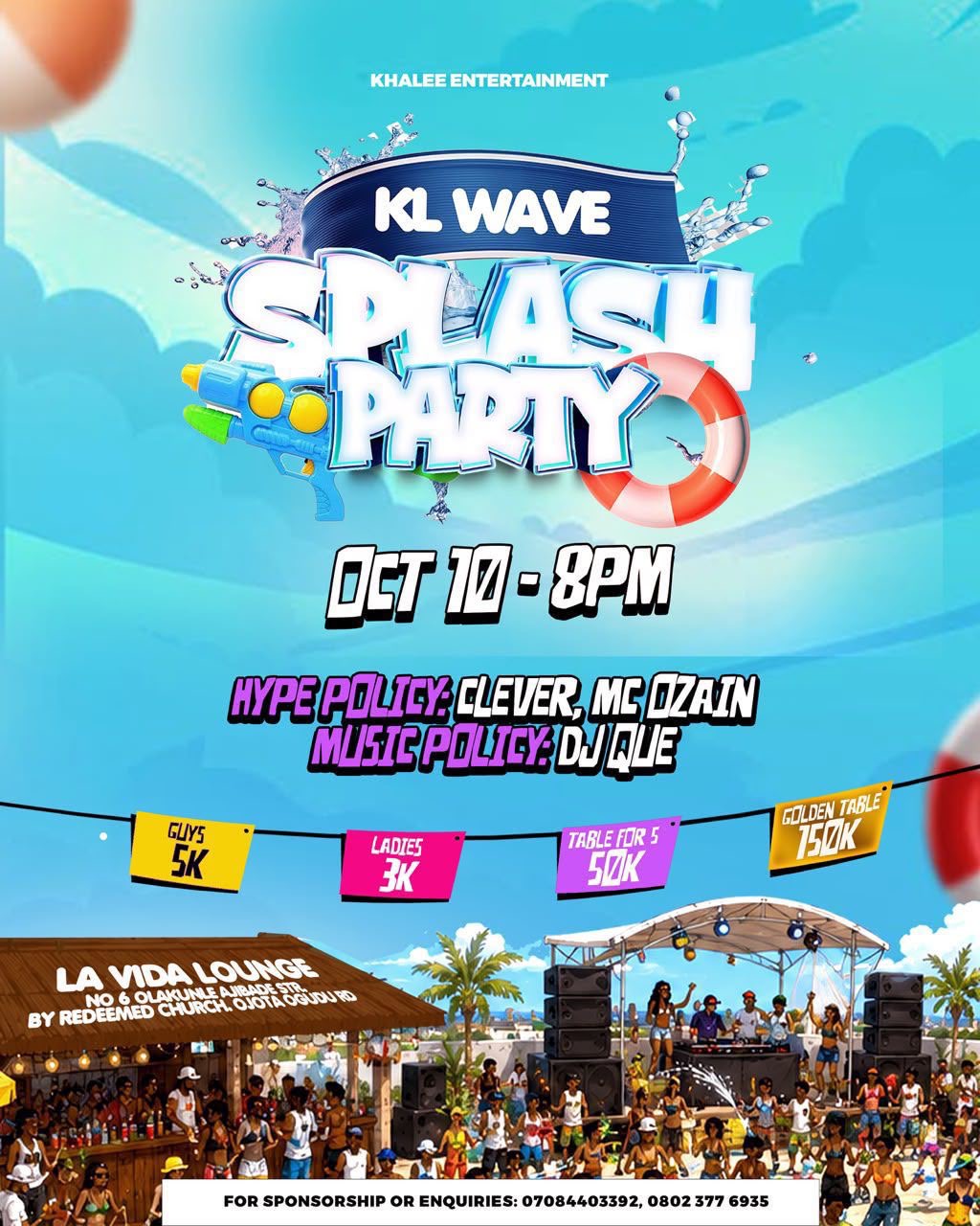 KL WAVE SPLASH PARTY